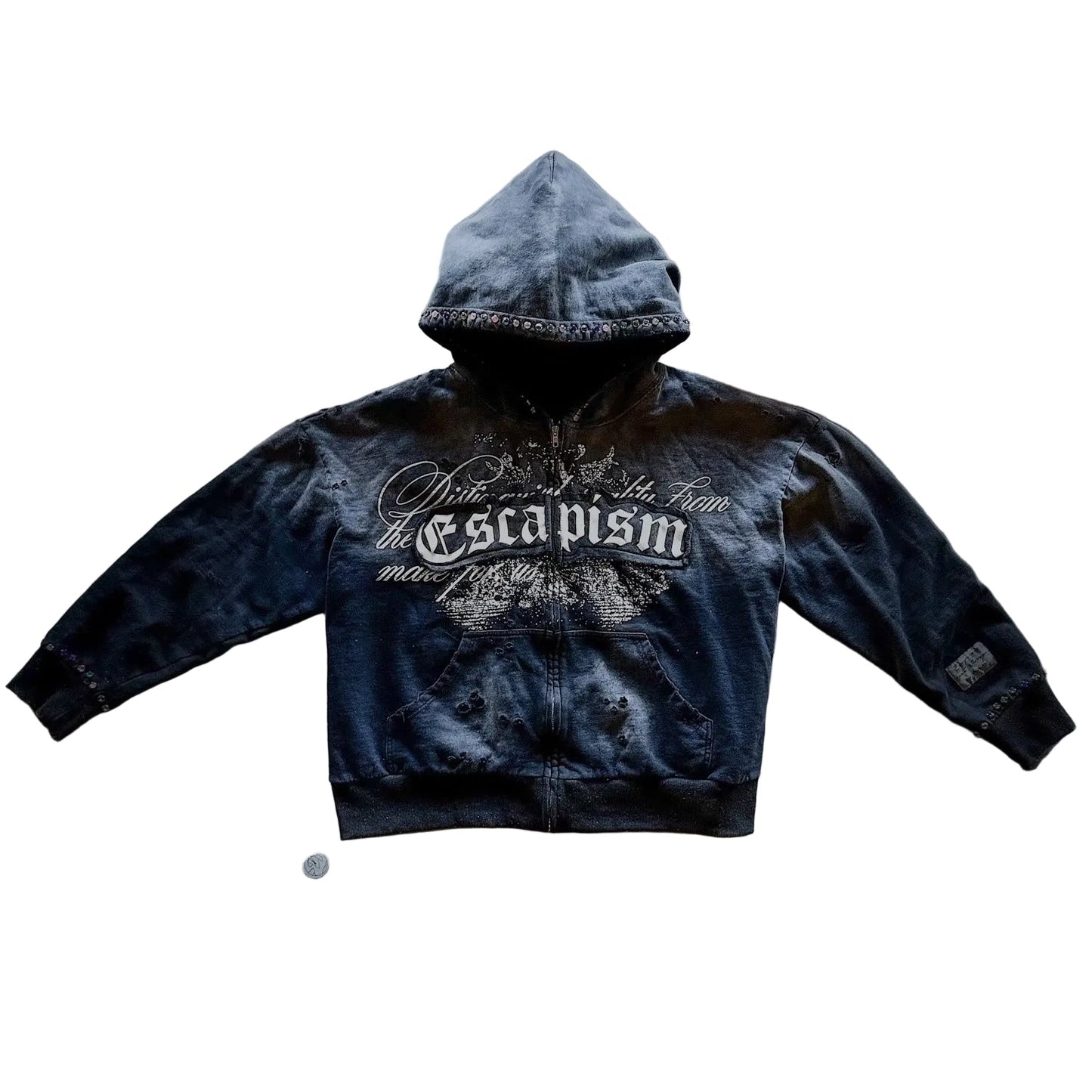 Capsule 001: "Distinguished Reality " Zip-Up Hoodie